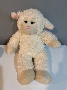 Build-A-Bear Vanilla Swirls 16 inch lamb plush